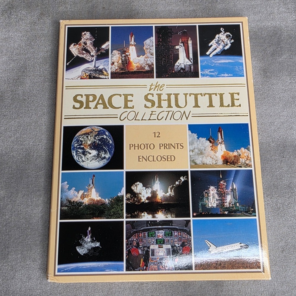 The Space Shuttle Collection-12 NASA photo prints/postcards Earth/Launches Vtg